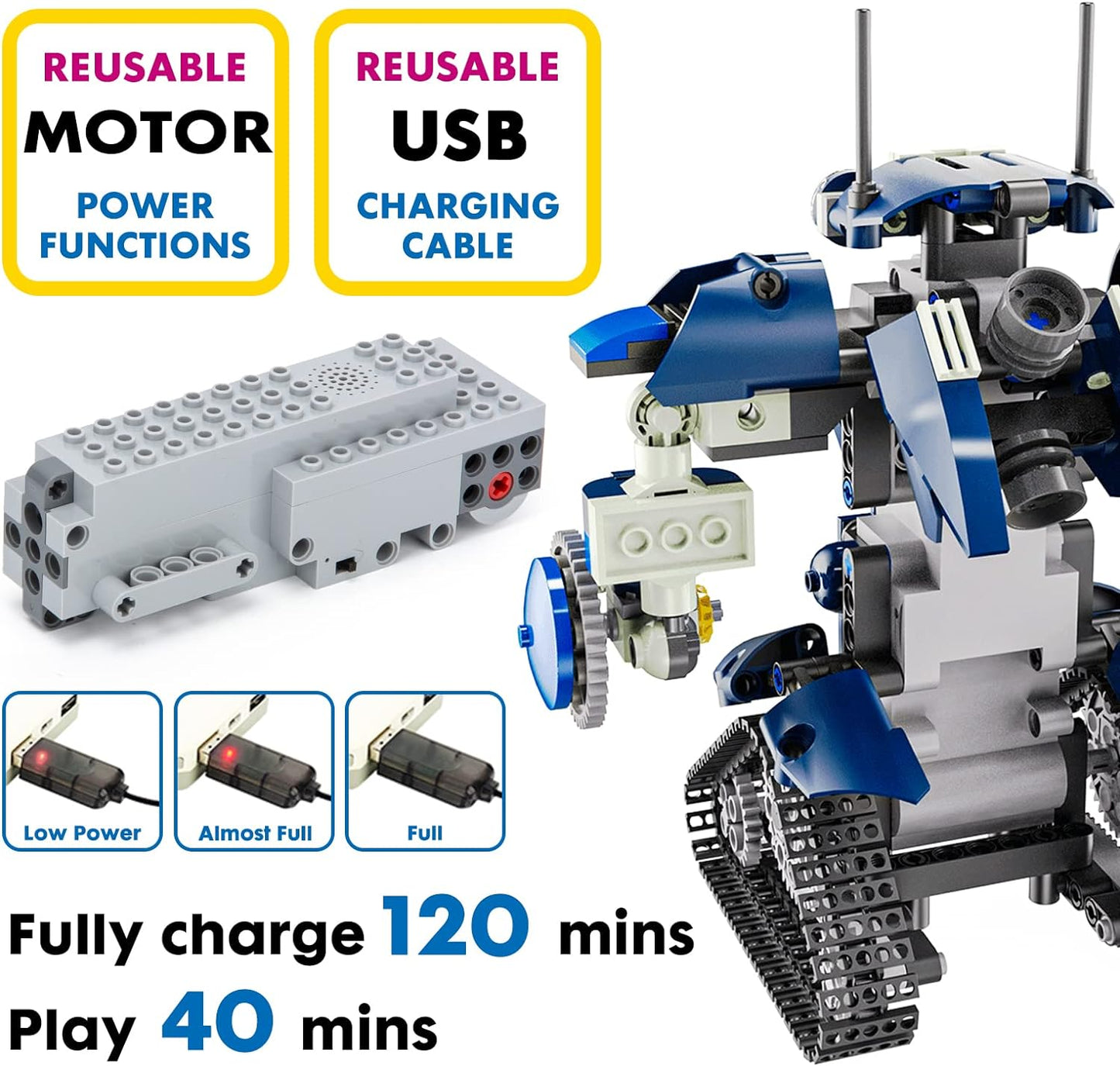 Educiro Robot Building Toys for Old Boys Girls, Gifts Stem Projects Robots for Kids Old