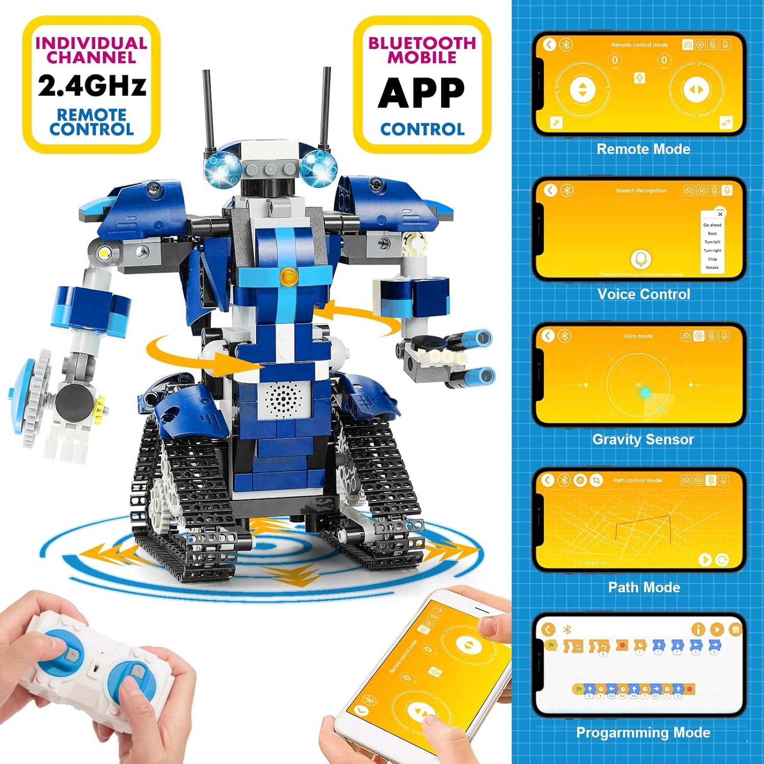 Educiro Robot Building Toys for Old Boys Girls, Gifts Stem Projects Robots for Kids Old