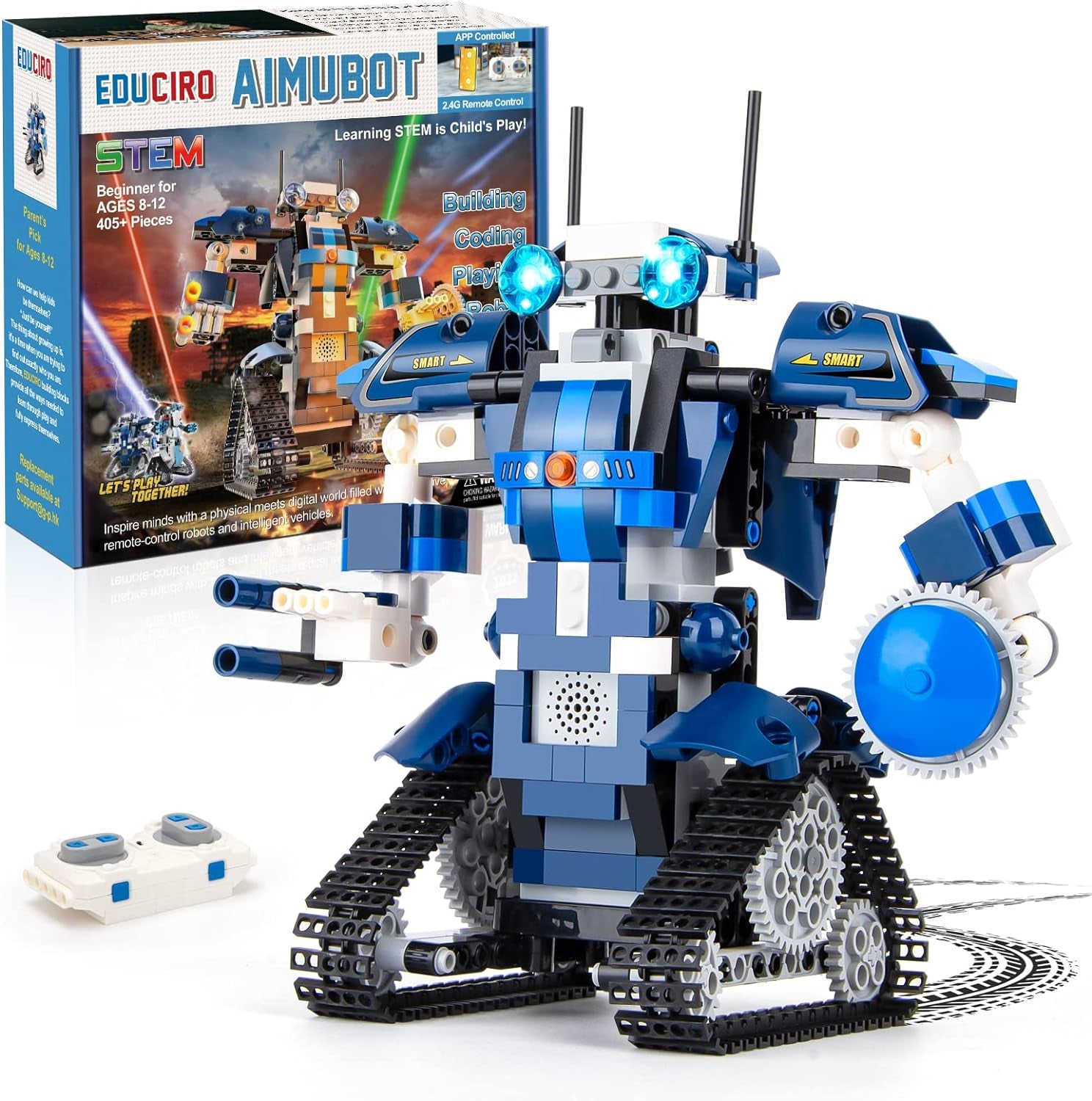 Educiro Robot Building Toys for Old Boys Girls, Gifts Stem Projects Robots for Kids Old