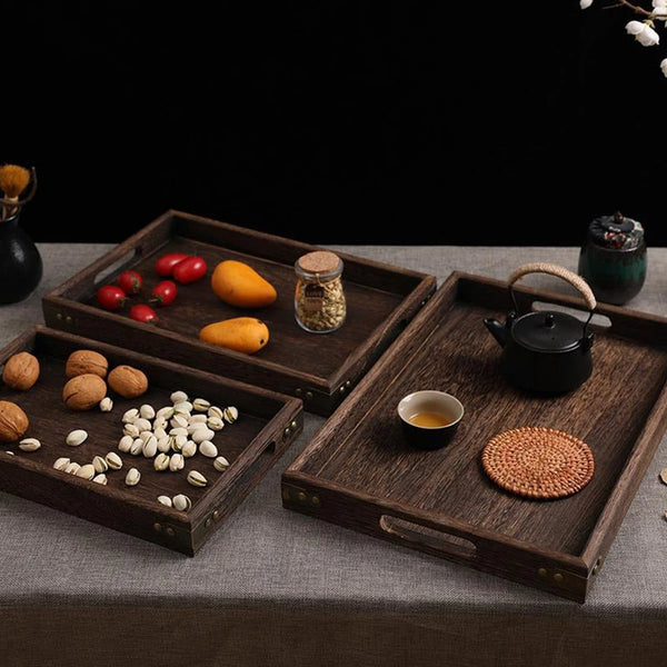 Eco-Friendly Wooden Tea Tray