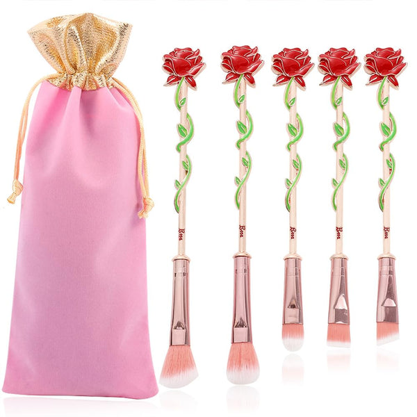 Magical Rose Makeup Brush Set